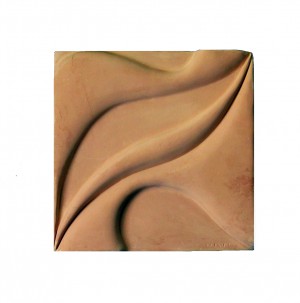 Sintesi 2003 - 50x50 cm - terracotta